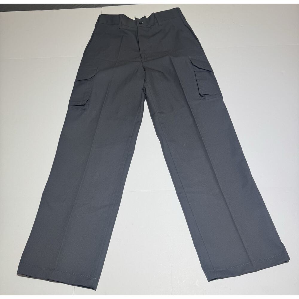 Aramark Gray Cargo Pocket Uniform Mechanics Work Pants‎ Mens 30x30
